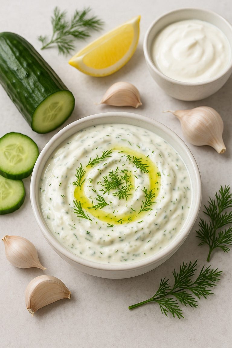 Przepis na domowy sos tzatziki