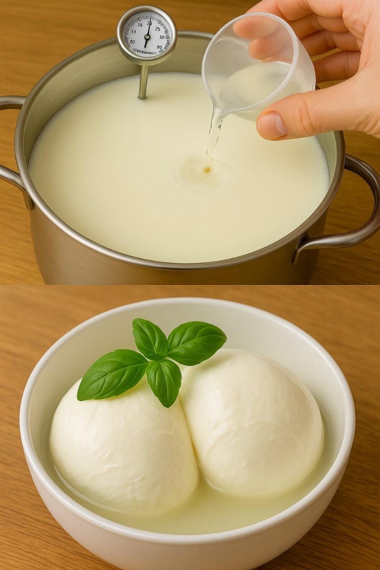 Domowa mozzarella