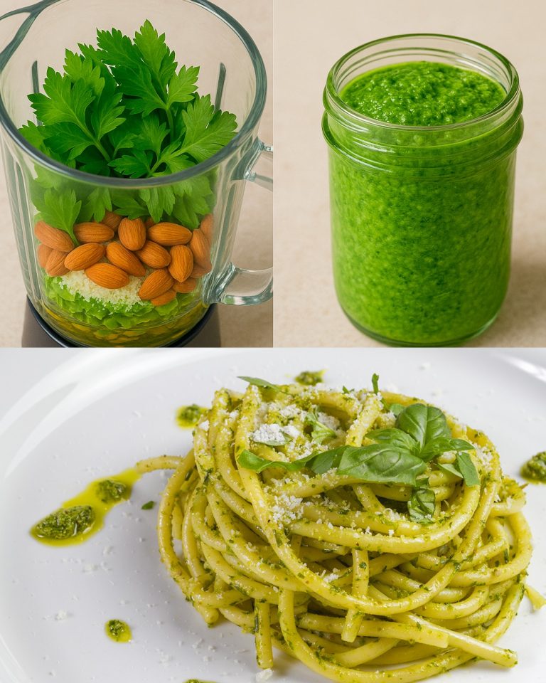 Pesto z liści selera: zrównoważony przepis, którego się nie spodziewałeś
