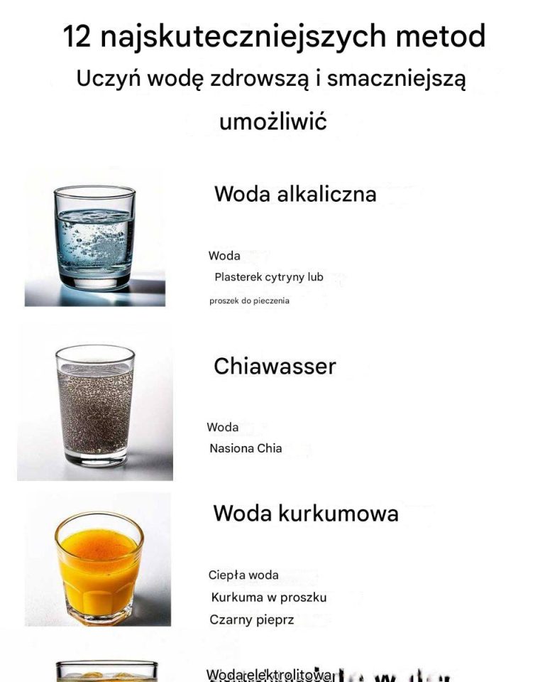 12 najskuteczniejszych sposobów na poprawę zdrowia i smaku wody