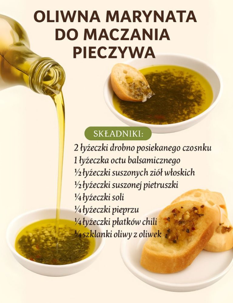 Oliwna marynata do maczania pieczywa