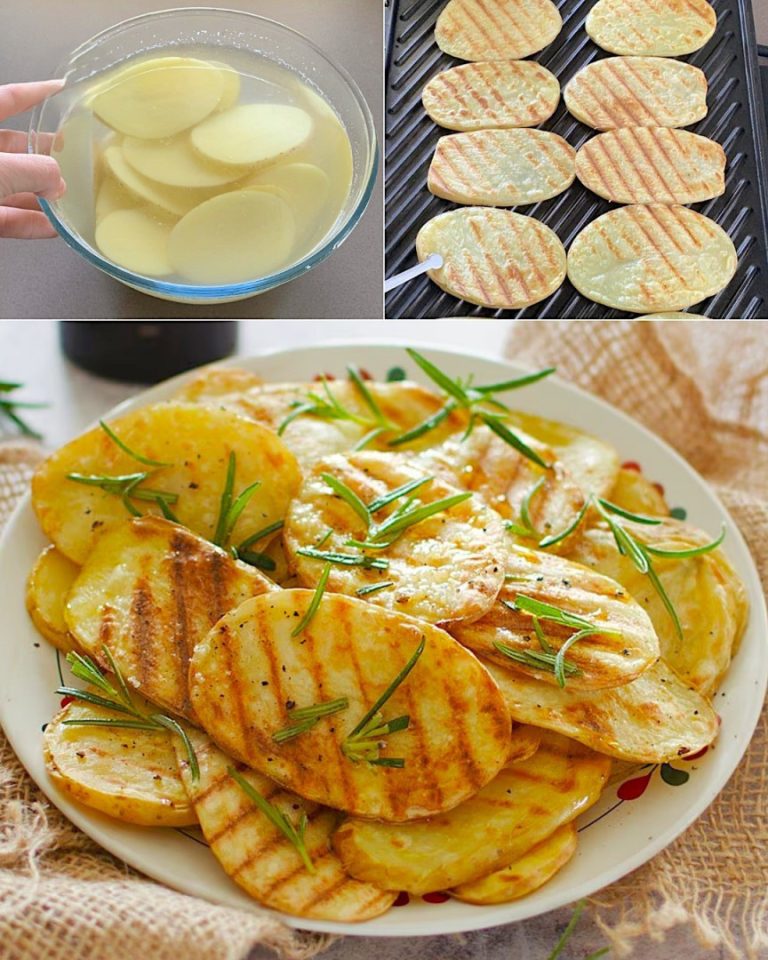 Grillowane pokrojone ziemniaki o smaku rozmarynu