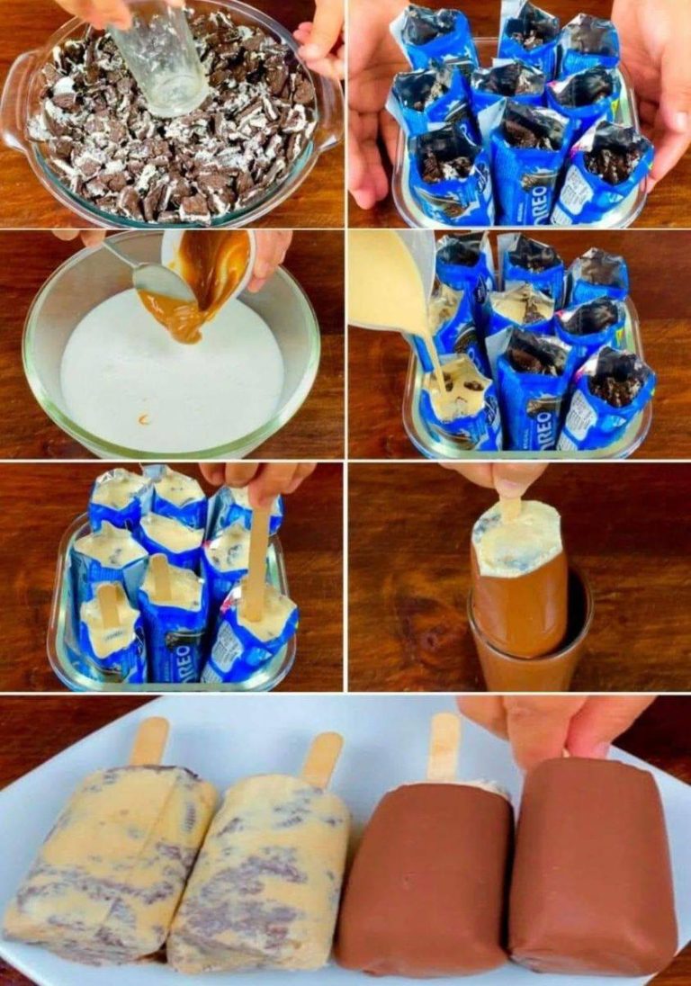 Lody mrożone bez foremek