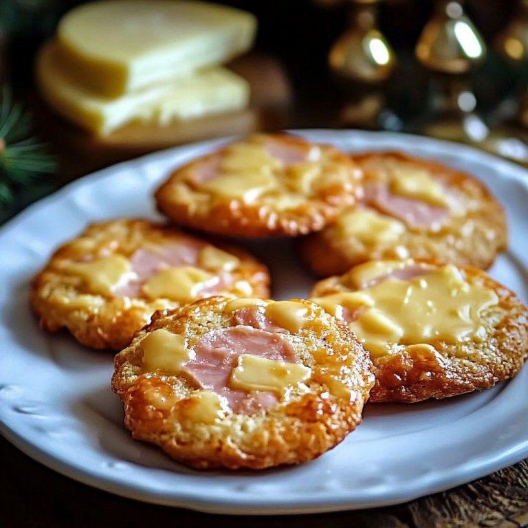 Szynka i ser: Pyszne i chrupiące ciasteczka na przystawkę!