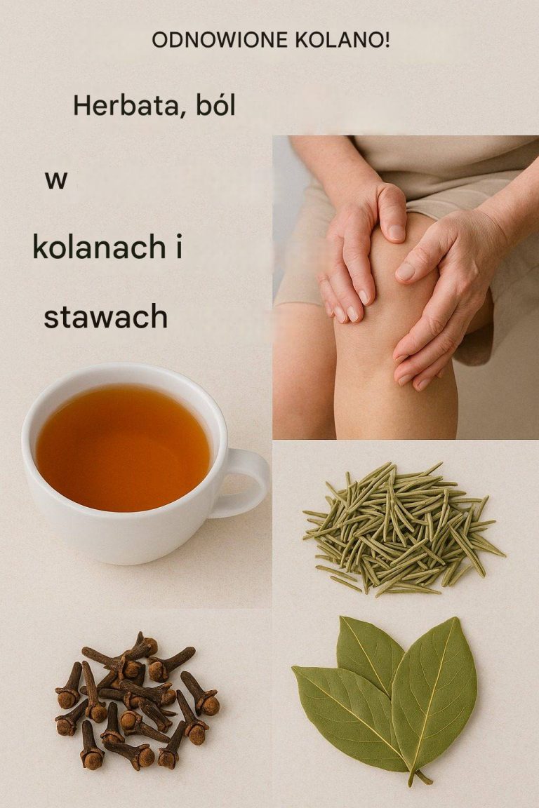 Uśmierz ból stawów dzięki filiżance herbaty Renewed Knee Tea!