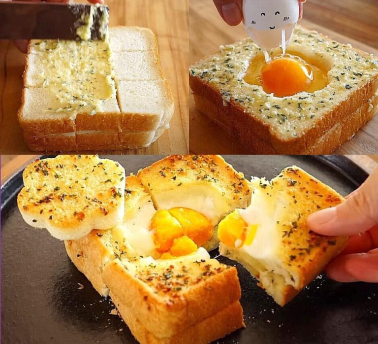 Knoblauch-Käse-Toast