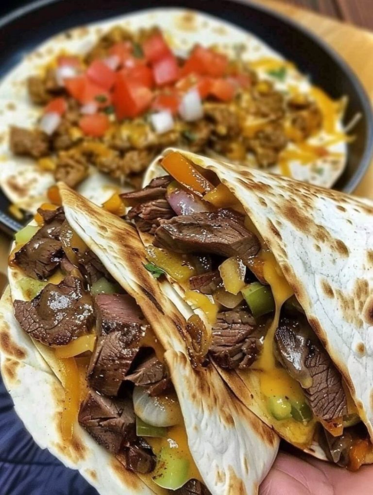 Quesadillas z wołowiną