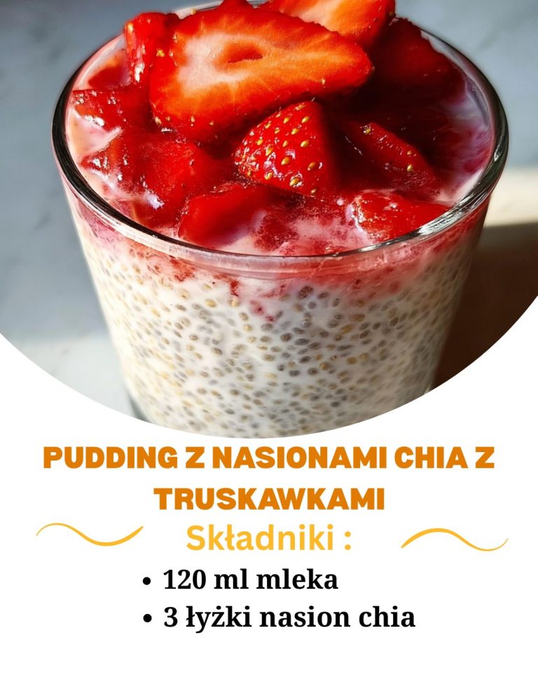 PUDDING Z NASIONAMI CHIA Z TRUSKAWKAMI Zdrowa i pyszna przekąska!