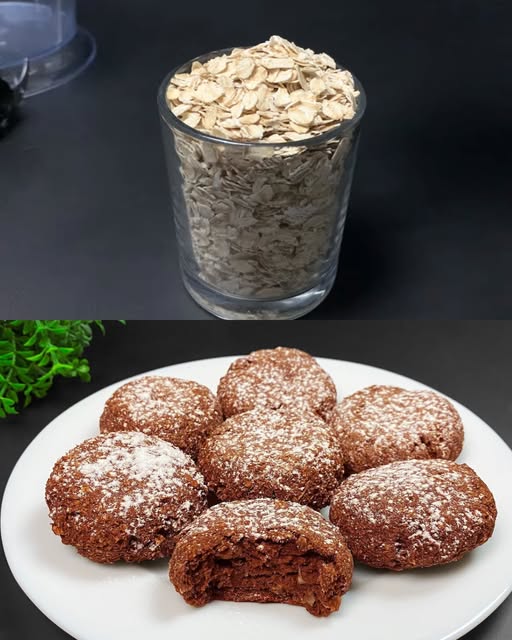 Ciasteczka Fitness Bananowo-Owsiane z Kakaem – Bez Cukru, Mąki i Oleju