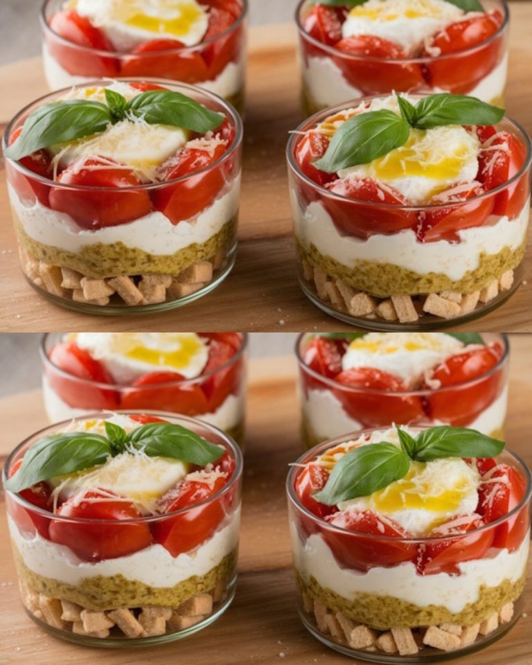 Wyśmienite tiramisu z pomidorami i mozzarellą: Świeża i oryginalna przystawka, która z pewnością zrobi wrażenie!