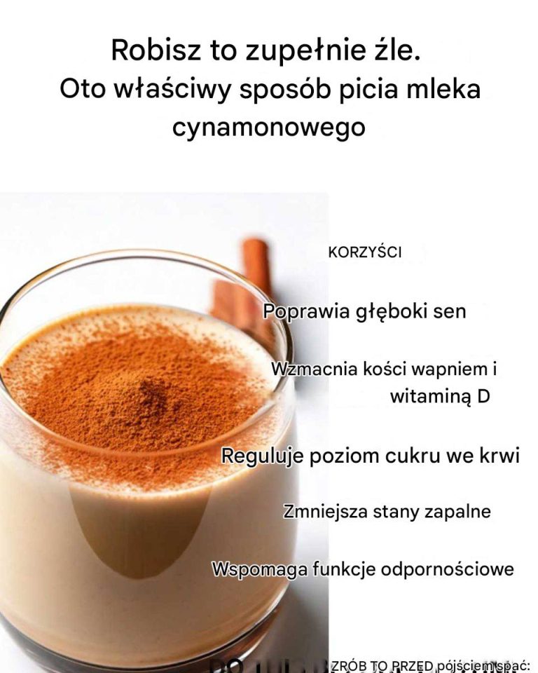 Robisz to zupełnie źle. Oto właściwy sposób picia mleka cynamonowego.