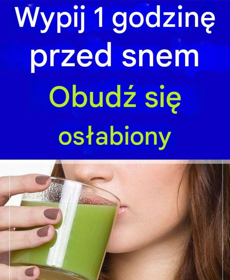 Wypij 1 godzinę przed snem, aby obudzić się szczuplejszym