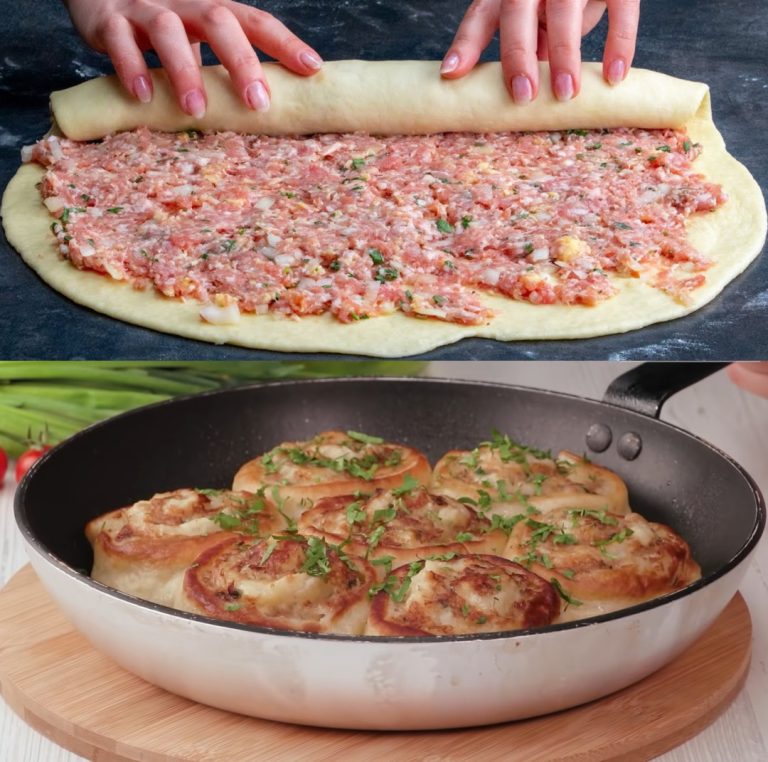 Hackfleisch-Zauber im Pizzateig: Ein Genuss für jeden Tag