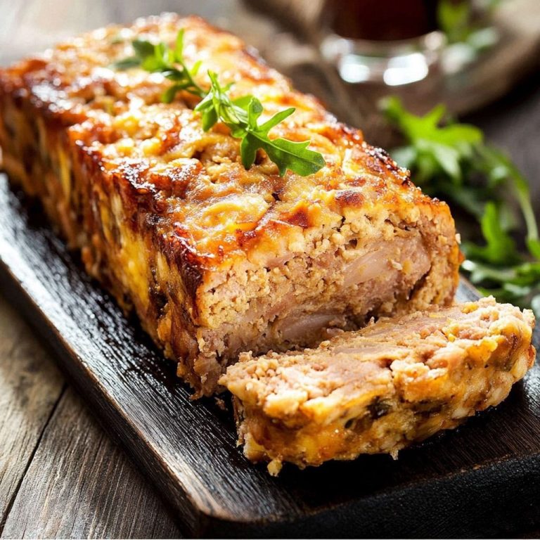 Schmelzendes Thunfischbrot mit Käse gratiniert