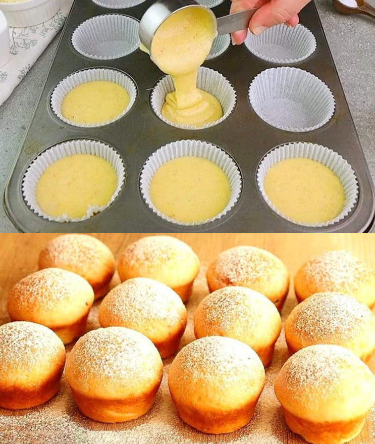 Babcine muffinki waniliowe, najpuszystsze muffinki na świecie!