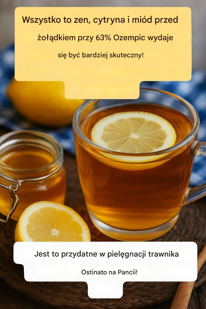 Herbata z imbirem, cytryną i miodem: naturalny poranny eliksir na tłuszcz na brzuchu i nie tylko