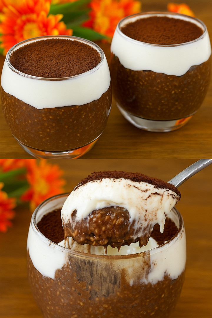 Tiramisu łyżkowe, robię je z płatkami owsianymi i bez mascarpone | Jestem na diecie, to mój ulubiony deser!