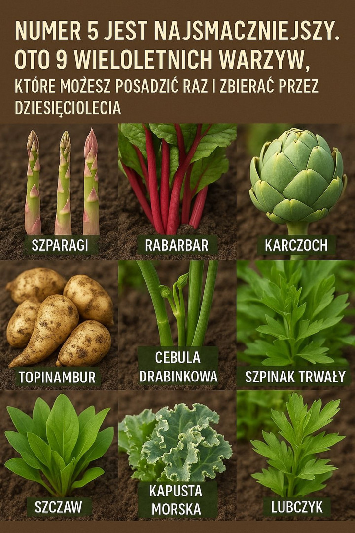 9 Wieloletnich Warzyw, Które Raz Posadzone, Będą Ci Dostarczać Plony Przez Lat
