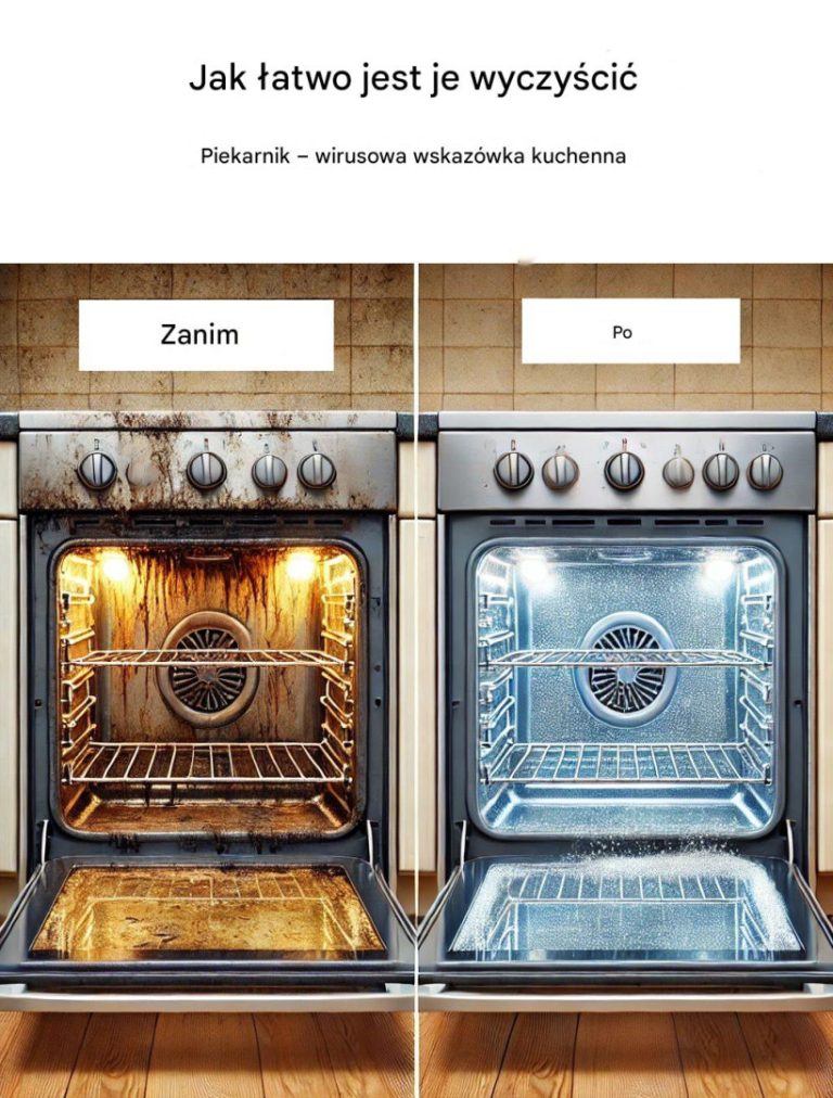 Łatwe czyszczenie piekarnika – wirusowy trik kuchenny