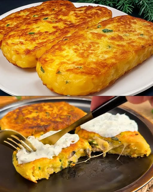 Filet z ziemniaków i kurczaka w kremowym sosie grzybowym