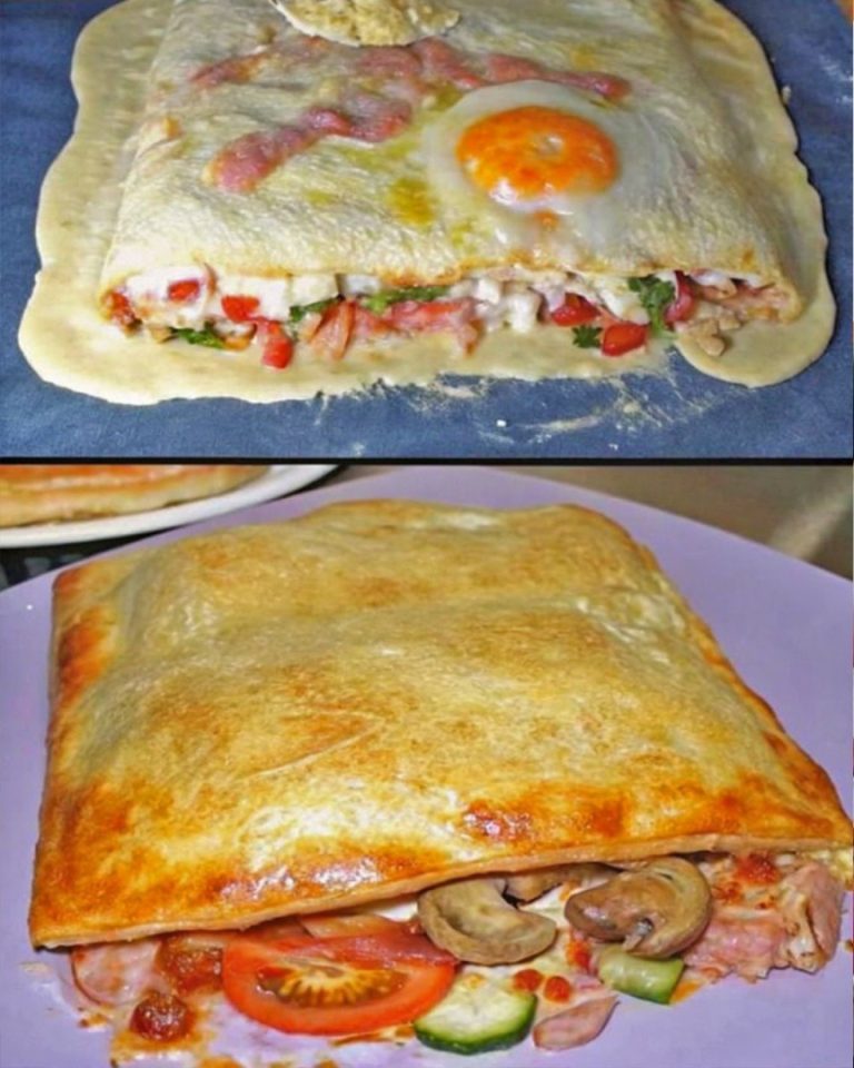 Niebo w gębie, takie pyszne! Calzone z ciastem francuskim