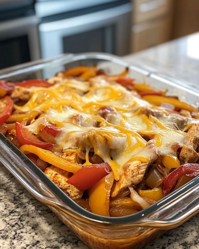 Nieodparty przepis na niskowęglowodanowy kurczak fajita zapiekany – szybki, pyszny i zdrowy!
