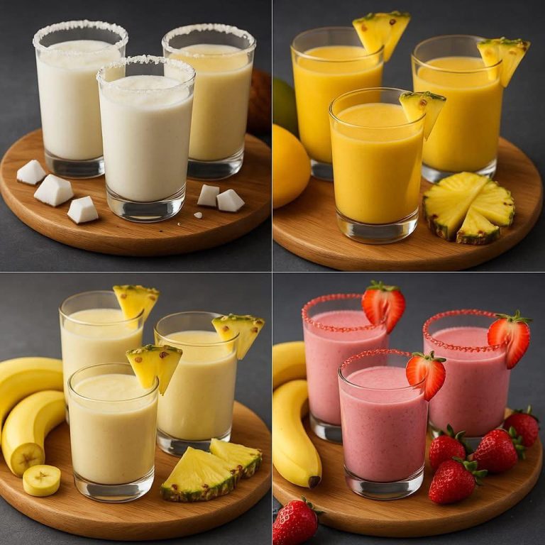 Kokosowy koktajl  Składniki:  400 ml mleka kokosowego 200 ml mleka roślinnego 1 dojrzały banan (opcjonalnie, dla uzyskania kremowej konsystencji) 1 do 2 łyżek miodu lub syropu z agawy Kostki lodu do smaku Wiórki kokosowe do dekoracji  Przygotowanie:  Czytaj więcej na następnej stronie