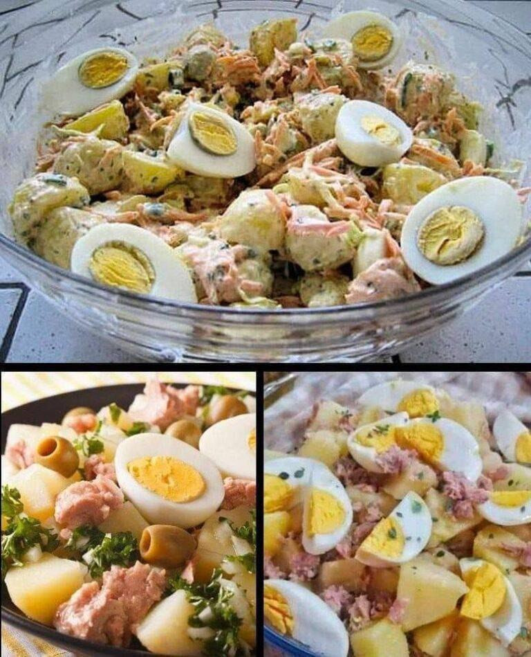 Aardappelsalade jest pyszna i smaczna