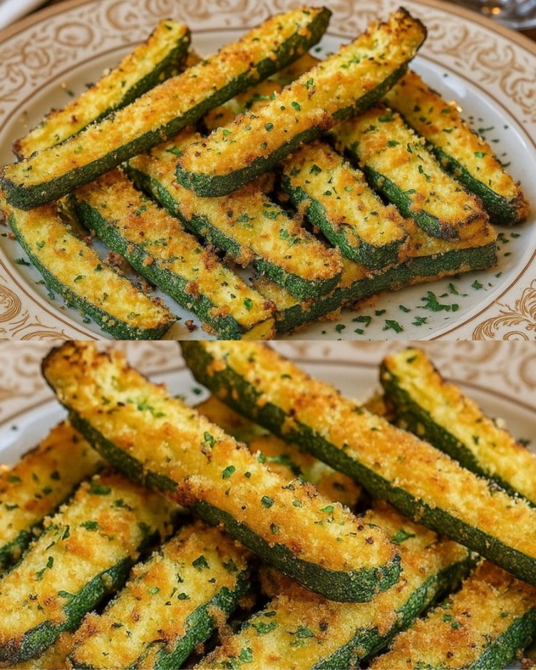 Przepis na pieczone frytki z cukinii z parmezanem: chrupiące i zdrowe