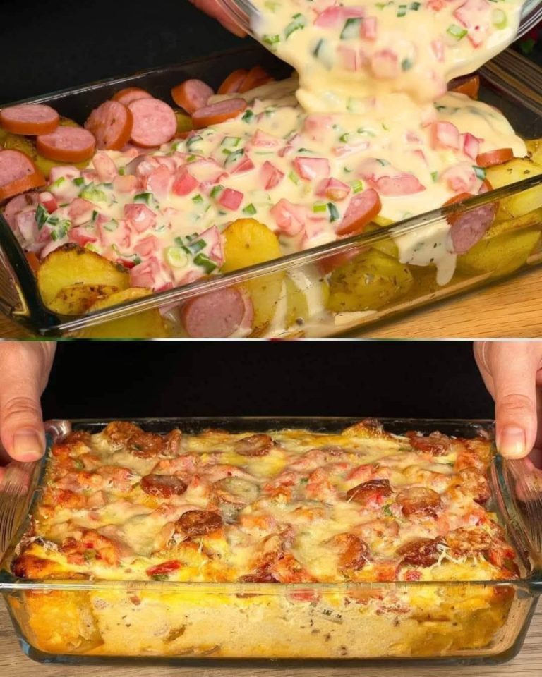 Frytki z ziemi i sosy z czterema sosami do śmietany bezpiecznie