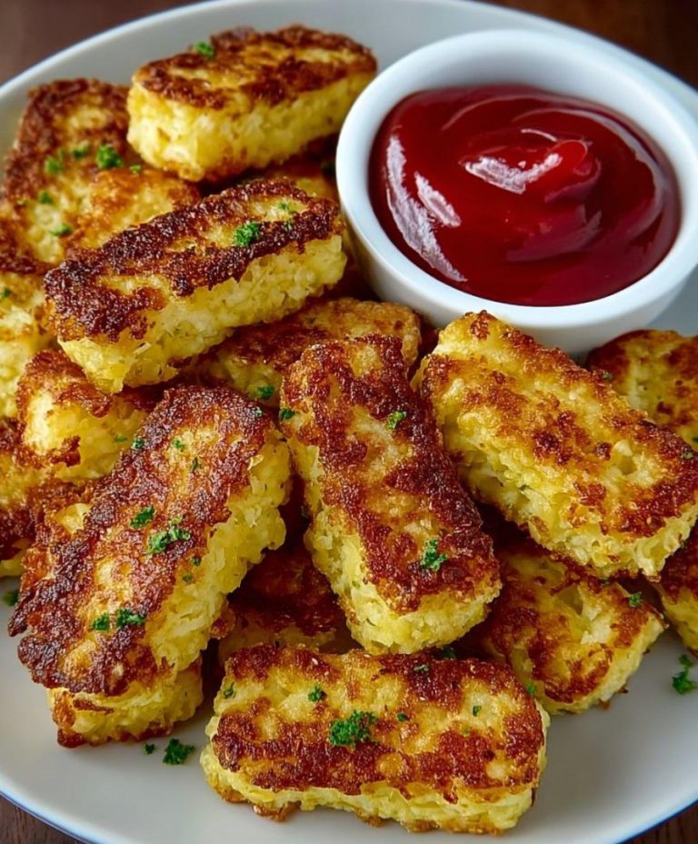 Croquettes de chou-fleur saines et cuites au four