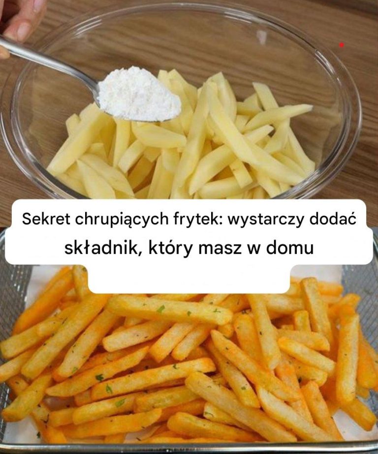 Sekret chrupiących frytek: wystarczy dodać składnik, który masz w domu