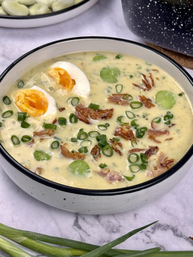 Zupa z bobem i ziemniakami