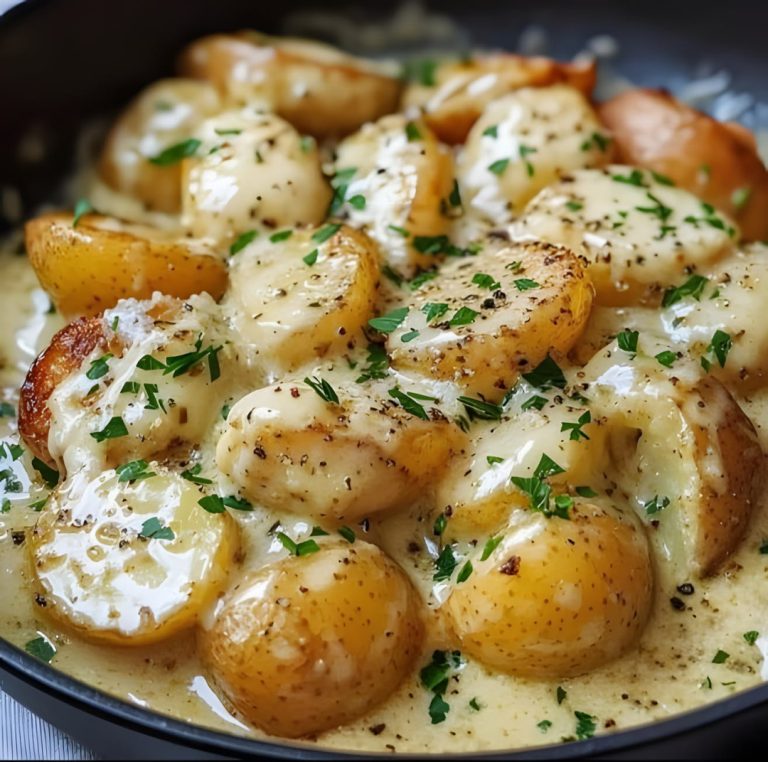 Kartoffeln w Knoblauchsoße: Tak łatwo i tak lekko