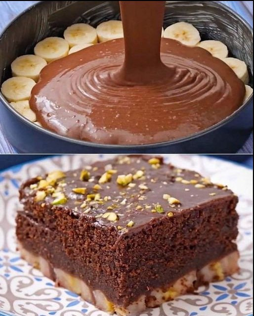 Bananowy Blok z Czekoladą – Kwadratowa Rozkosz Bez Wyrzutów