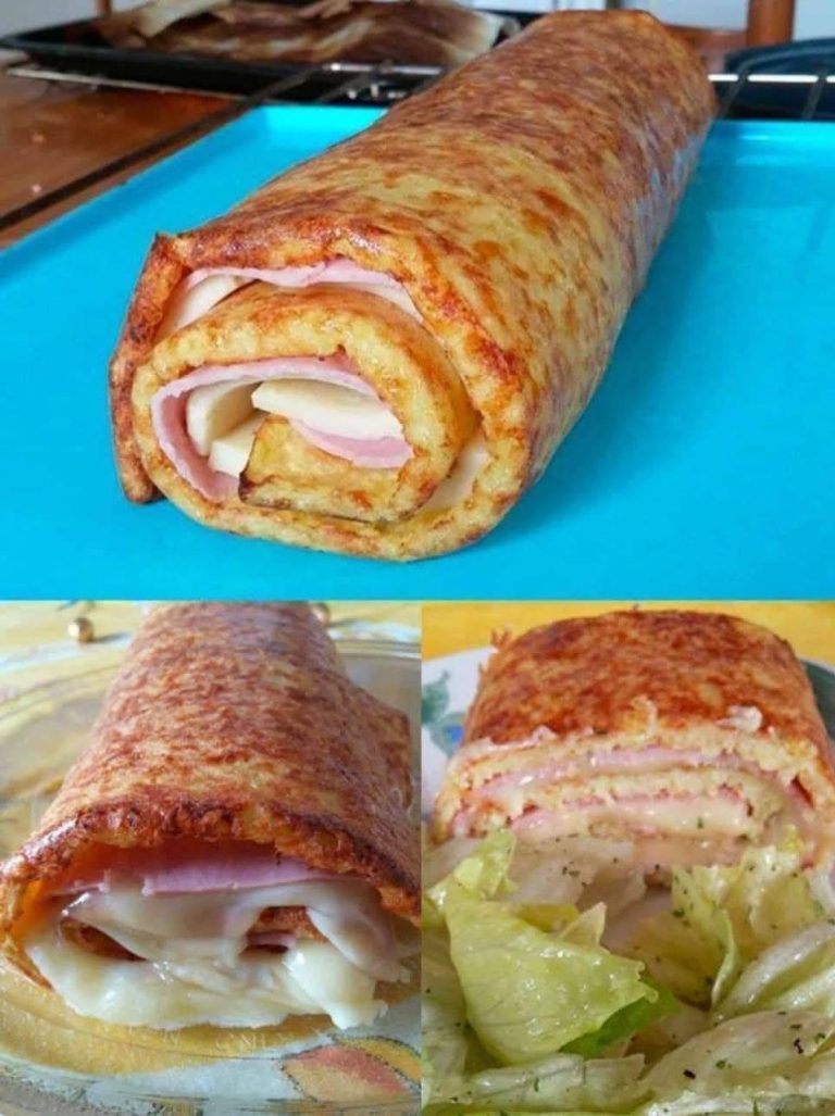 Rollitos de patata con raclette