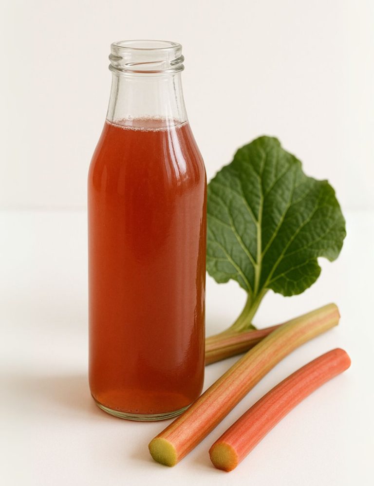 Syrop rabarberowy – przepis