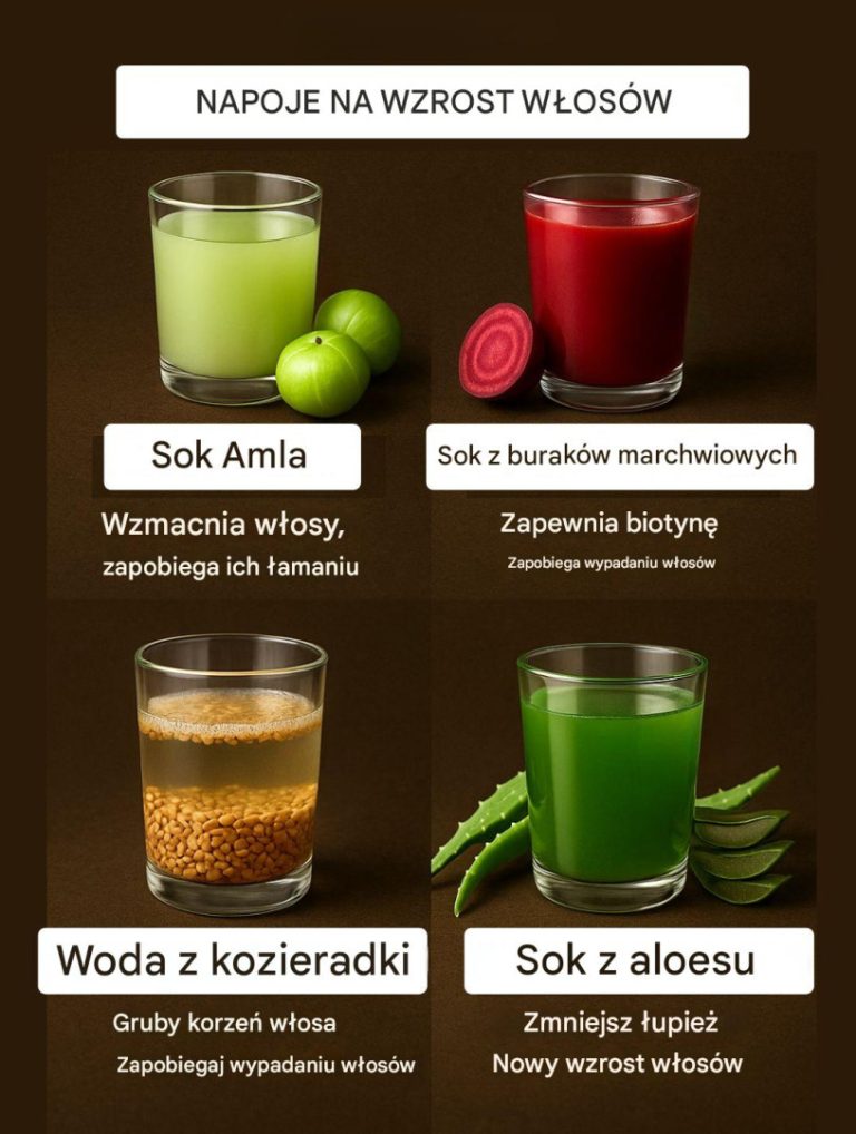 7 najlepszych napojów na porost włosów