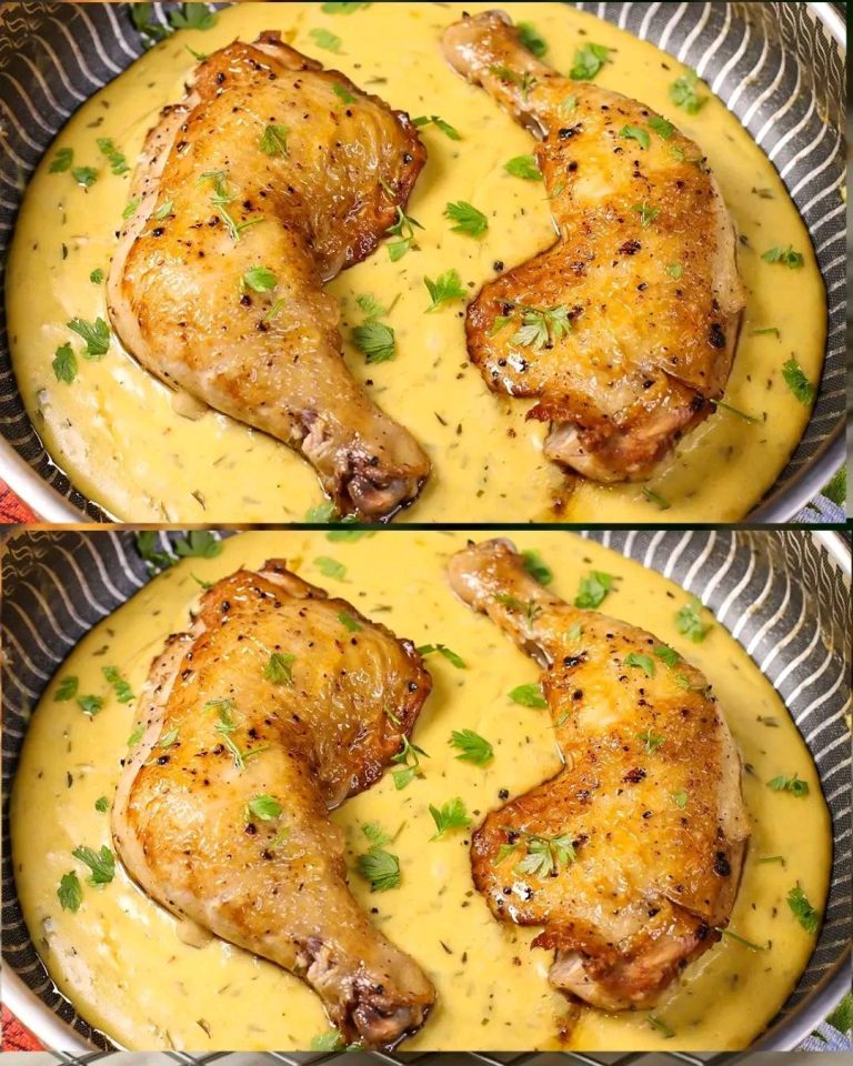 Receta de Muslos de Pollo con Salsa de Mostaza y Vino Blanco