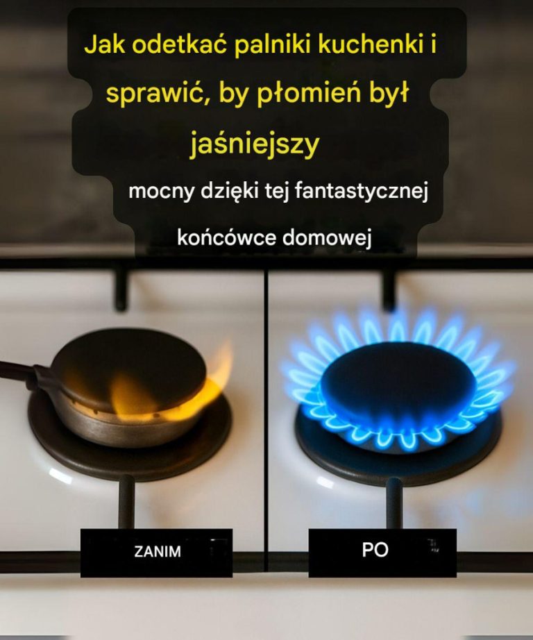 Jak odetkać dyszę kuchenki i wzmocnić płomień dzięki tej domowej sztuczce