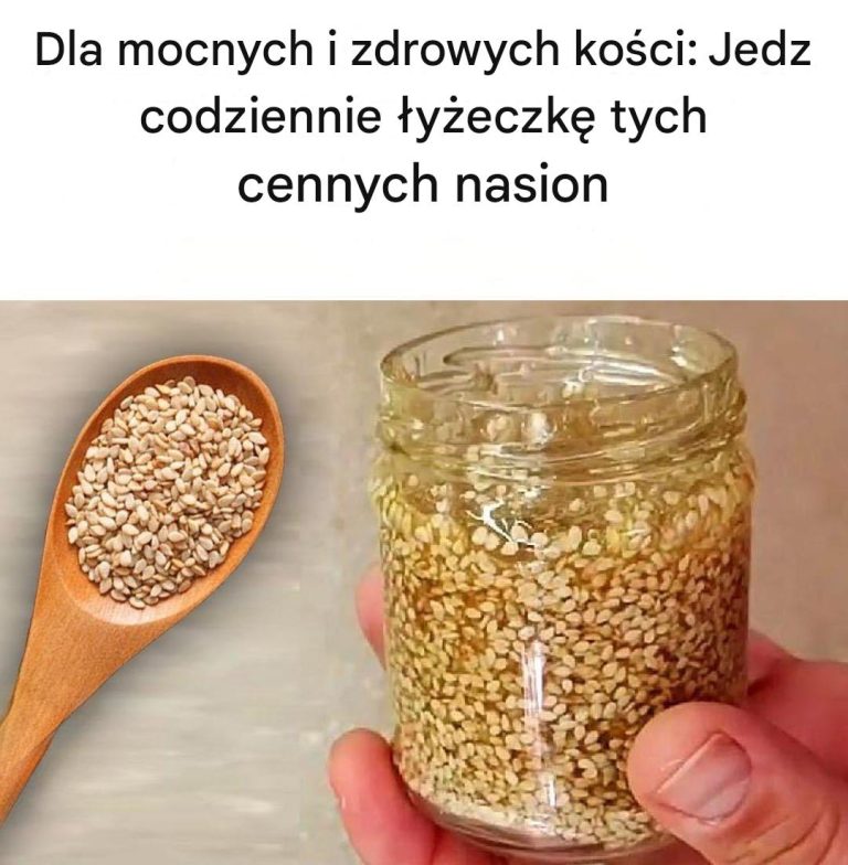Dla mocnych i zdrowych kości: Jedz codziennie łyżeczkę tych cennych nasion