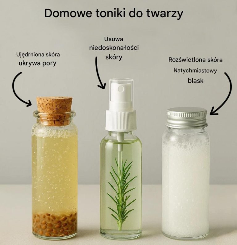 3 naturalne toniki do twarzy na niedoskonałości skóry i zmarszczki