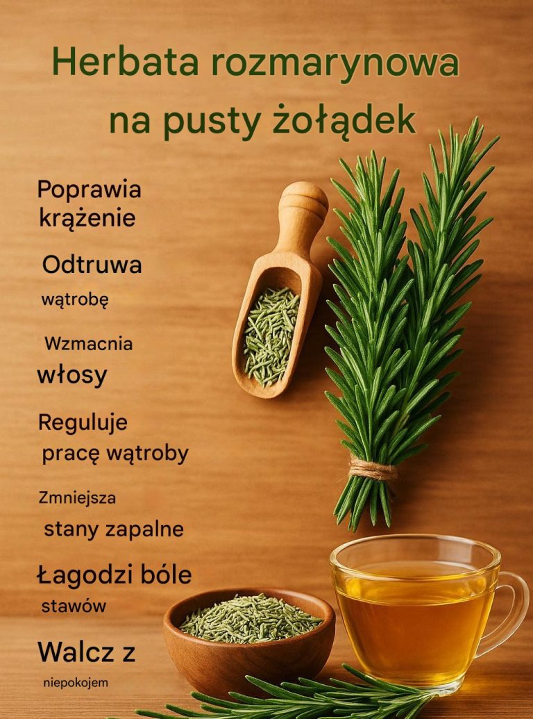 Herbata rozmarynowa na pusty żołądek: 20 korzyści i jak ją przygotować