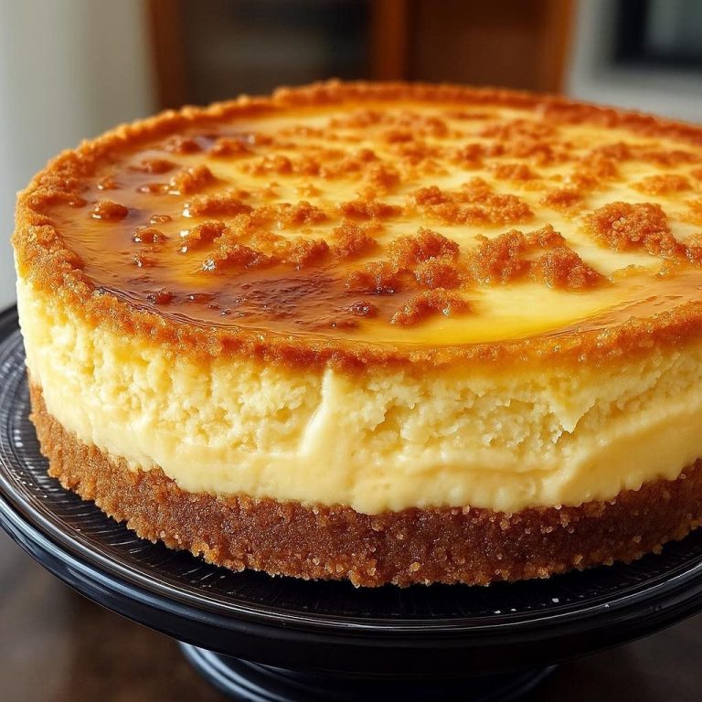 Sernik Brûlée — kremowy, z chrupiącą karmelową skórką!