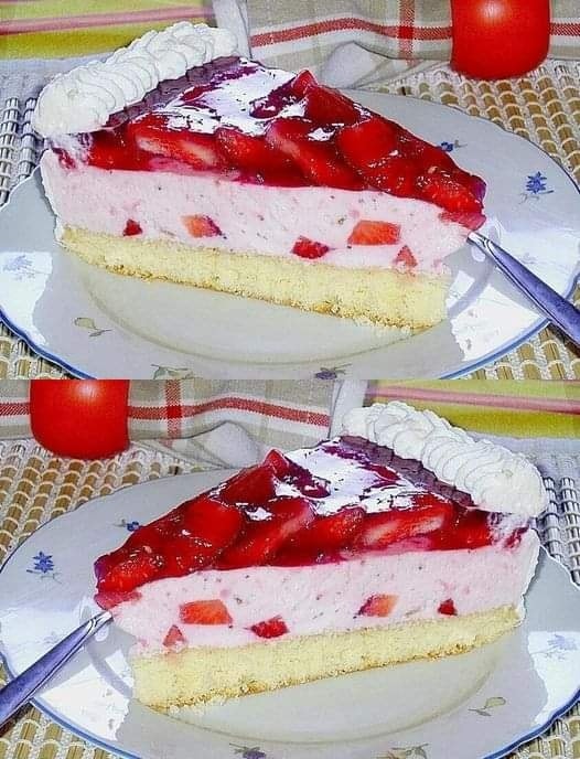 Erdbeer Quark Torte, meine Familie ist verrückt danach