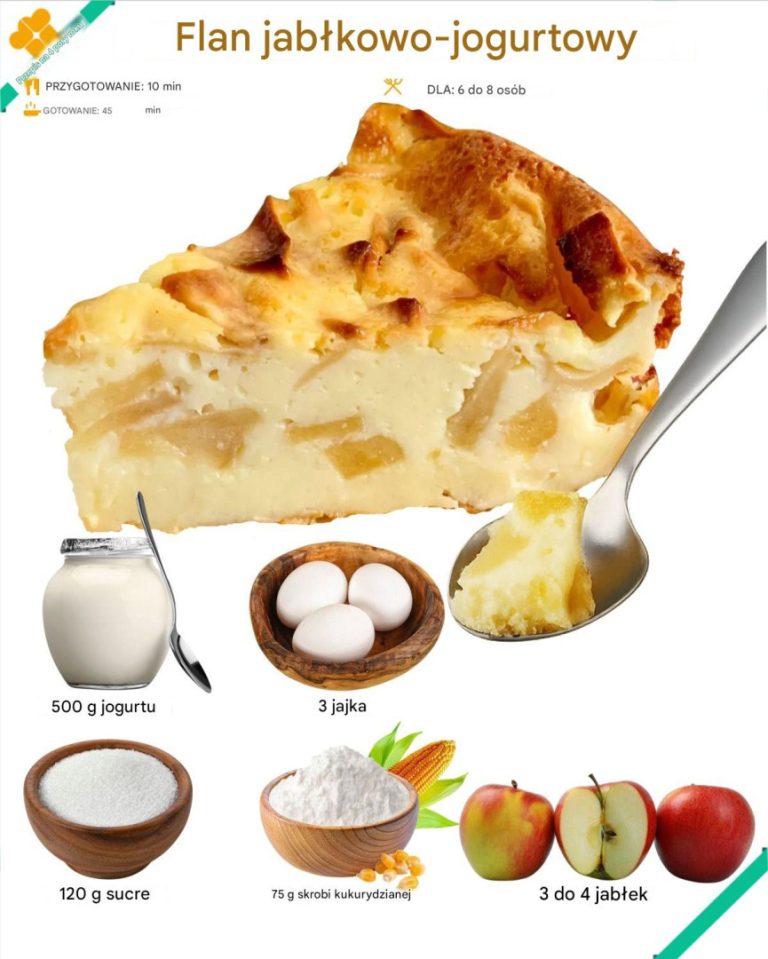 Flan jabłkowo-jogurtowy