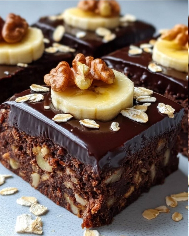 Tarta Saludable de Cacao, Avena y Plátano: ¡Ideal para Adelgazar!
