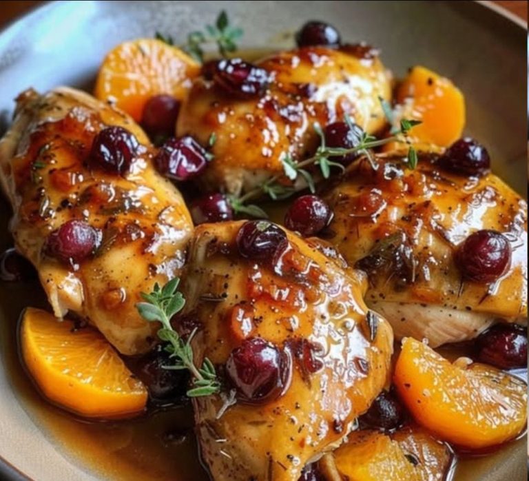 Pollo con Arándanos y Naranja – Un sabor que sorprende y alegra el alma