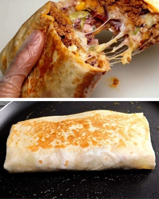 Cómo hacer burrito de carne picada