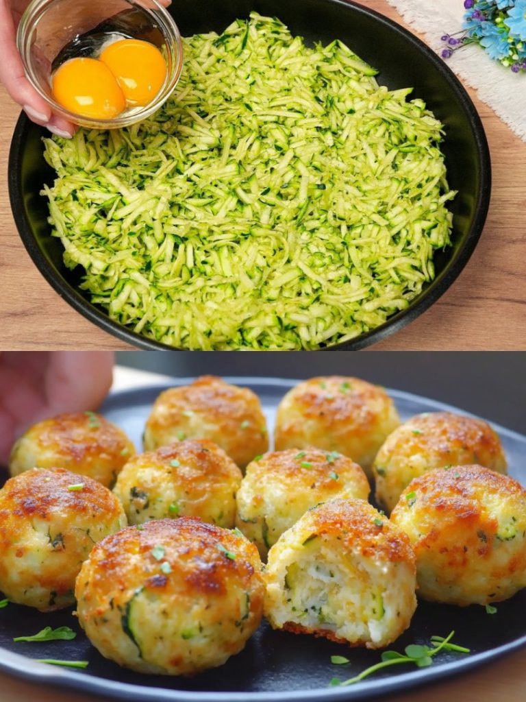 Robię te kulki z cukinii codziennie! Prosty przepis na obiad w 10 minut!